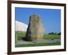 Standing Stone, Newgrange, Unesco World Heritage Site, County Meath, Leinster, Republic of Ireland-Nedra Westwater-Framed Photographic Print