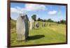 Standing stones at Avebury stone circle, Neolithic stone circle, Avebury, Wiltshire, England-Neale Clark-Framed Photographic Print