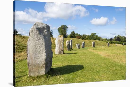 Standing stones at Avebury stone circle, Neolithic stone circle, Avebury, Wiltshire, England-Neale Clark-Stretched Canvas