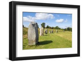 Standing stones at Avebury stone circle, Neolithic stone circle, Avebury, Wiltshire, England-Neale Clark-Framed Photographic Print