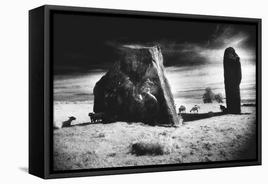 Standing Stones, Avebury, Wiltshire, England-Simon Marsden-Framed Stretched Canvas