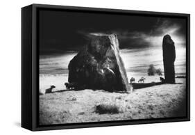 Standing Stones, Avebury, Wiltshire, England-Simon Marsden-Framed Stretched Canvas