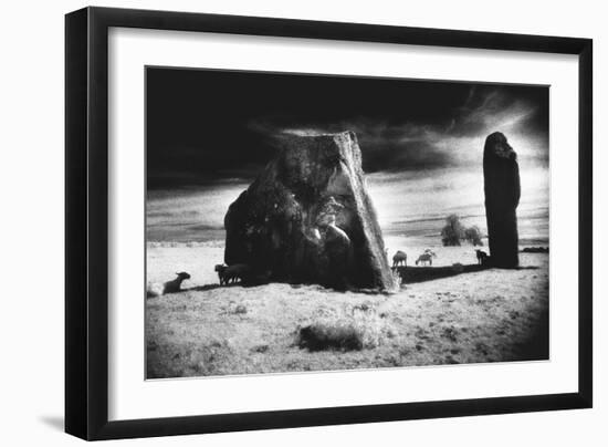 Standing Stones, Avebury, Wiltshire, England-Simon Marsden-Framed Premium Giclee Print