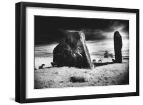 Standing Stones, Avebury, Wiltshire, England-Simon Marsden-Framed Premium Giclee Print