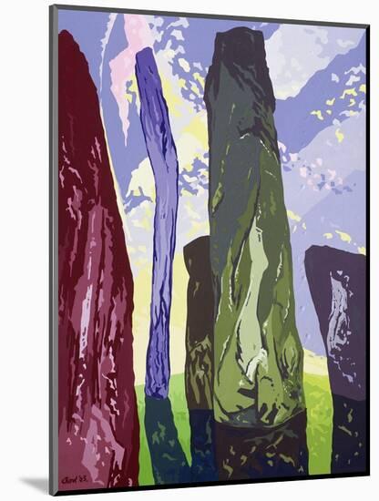 Standing Stones, Callanish, 2003-Derek Crow-Mounted Giclee Print