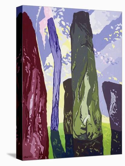 Standing Stones, Callanish, 2003-Derek Crow-Stretched Canvas