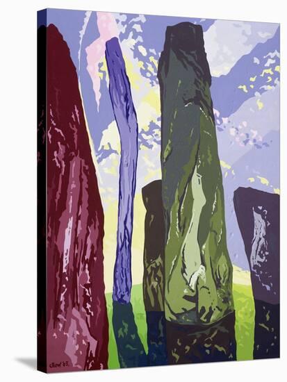 Standing Stones, Callanish, 2003-Derek Crow-Stretched Canvas