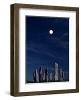 Standing Stones, Callanish, Isle of Lewis, Outer Hebrides, Scotland, United Kingdom-Adam Woolfitt-Framed Photographic Print