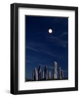 Standing Stones, Callanish, Isle of Lewis, Outer Hebrides, Scotland, United Kingdom-Adam Woolfitt-Framed Photographic Print