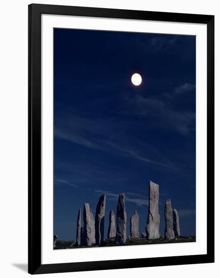 Standing Stones, Callanish, Isle of Lewis, Outer Hebrides, Scotland, United Kingdom-Adam Woolfitt-Framed Photographic Print