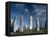 Standing Stones, Callanish, Isle of Lewis, Outer Hebrides, Scotland, United Kingdom-Adam Woolfitt-Framed Stretched Canvas