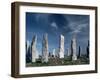 Standing Stones, Callanish, Isle of Lewis, Outer Hebrides, Scotland, United Kingdom-Adam Woolfitt-Framed Photographic Print