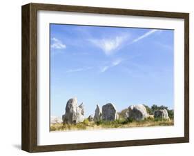 Standing Stones, Carnac, Morbihan, Brittany, France-David Hughes-Framed Photographic Print