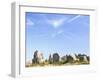 Standing Stones, Carnac, Morbihan, Brittany, France-David Hughes-Framed Photographic Print