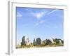 Standing Stones, Carnac, Morbihan, Brittany, France-David Hughes-Framed Photographic Print