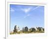 Standing Stones, Carnac, Morbihan, Brittany, France-David Hughes-Framed Photographic Print