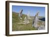 Standing Stones, Great Bernera, Isle of Lewis, Outer Hebrides, Scotland, 2009-Peter Thompson-Framed Photographic Print