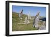 Standing Stones, Great Bernera, Isle of Lewis, Outer Hebrides, Scotland, 2009-Peter Thompson-Framed Photographic Print