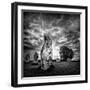 Standing Stones in Countryside-Rory Garforth-Framed Photographic Print