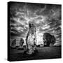 Standing Stones in Countryside-Rory Garforth-Stretched Canvas