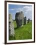 Standing Stones in the Menec Alignment at Carnac, Brittany, France-Philippe Clement-Framed Premium Photographic Print