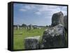 Standing Stones in the Menec Alignment at Carnac, Brittany, France-Philippe Clement-Framed Stretched Canvas