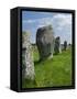 Standing Stones in the Menec Alignment at Carnac, Brittany, France-Philippe Clement-Framed Stretched Canvas