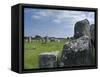 Standing Stones in the Menec Alignment at Carnac, Brittany, France-Philippe Clement-Framed Stretched Canvas