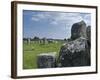 Standing Stones in the Menec Alignment at Carnac, Brittany, France-Philippe Clement-Framed Photographic Print