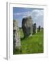 Standing Stones in the Menec Alignment at Carnac, Brittany, France-Philippe Clement-Framed Photographic Print