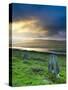 Standing Stones Near Portmagee, Valentia Island, Co Kerry, Ireland-Doug Pearson-Stretched Canvas