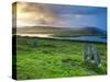 Standing Stones Near Portmagee, Valentia Island, Co Kerry, Ireland-Doug Pearson-Stretched Canvas