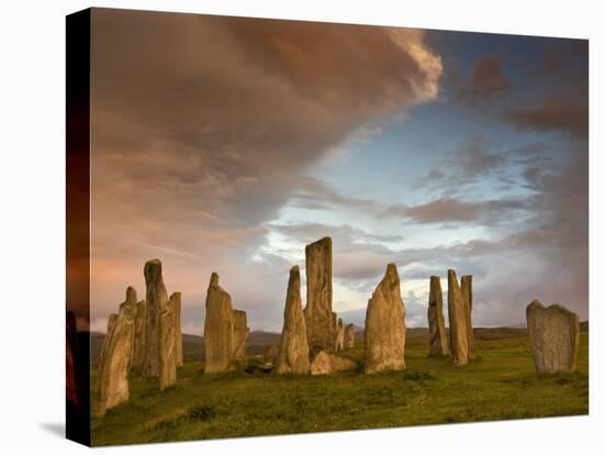 Standing Stones of Callanish at Dawn, Callanish, Near Carloway. Isle of Lewis, Scotland, UK-Lee Frost-Stretched Canvas