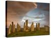 Standing Stones of Callanish at Dawn, Callanish, Near Carloway. Isle of Lewis, Scotland, UK-Lee Frost-Stretched Canvas