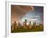 Standing Stones of Callanish at Dawn, Callanish, Near Carloway. Isle of Lewis, Scotland, UK-Lee Frost-Framed Photographic Print