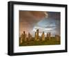 Standing Stones of Callanish at Dawn, Callanish, Near Carloway. Isle of Lewis, Scotland, UK-Lee Frost-Framed Photographic Print