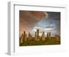 Standing Stones of Callanish at Dawn, Callanish, Near Carloway. Isle of Lewis, Scotland, UK-Lee Frost-Framed Photographic Print