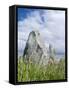 Standing Stones of Callanish Iii, Great Bernera, Isle of Lewis, Uk-Martin Zwick-Framed Stretched Canvas