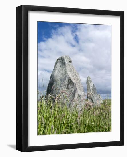 Standing Stones of Callanish Iii, Great Bernera, Isle of Lewis, Uk-Martin Zwick-Framed Photographic Print