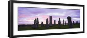 Standing Stones of Callanish, Isle of Lewis, Outer Hebrides, Scotland, United Kingdom, Europe-Lee Frost-Framed Premium Photographic Print
