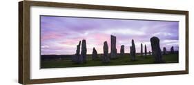 Standing Stones of Callanish, Isle of Lewis, Outer Hebrides, Scotland, United Kingdom, Europe-Lee Frost-Framed Photographic Print