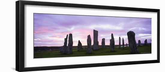 Standing Stones of Callanish, Isle of Lewis, Outer Hebrides, Scotland, United Kingdom, Europe-Lee Frost-Framed Photographic Print