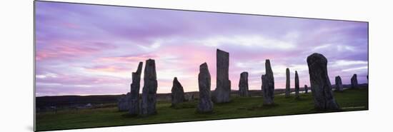 Standing Stones of Callanish, Isle of Lewis, Outer Hebrides, Scotland, United Kingdom, Europe-Lee Frost-Mounted Photographic Print