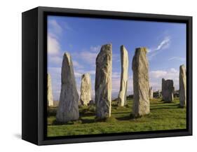 Standing Stones of Callanish, Isle of Lewis, Outer Hebrides, Scotland, United Kingdom-Lee Frost-Framed Stretched Canvas