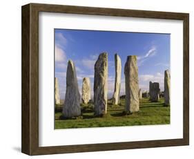 Standing Stones of Callanish, Isle of Lewis, Outer Hebrides, Scotland, United Kingdom-Lee Frost-Framed Photographic Print