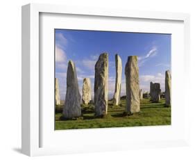 Standing Stones of Callanish, Isle of Lewis, Outer Hebrides, Scotland, United Kingdom-Lee Frost-Framed Photographic Print