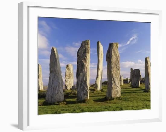 Standing Stones of Callanish, Isle of Lewis, Outer Hebrides, Scotland, United Kingdom-Lee Frost-Framed Photographic Print