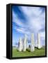 Standing Stones of Callanish, Isle of Lewis, Western Isles, Scotland-Martin Zwick-Framed Stretched Canvas