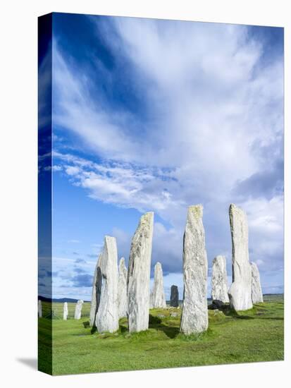 Standing Stones of Callanish, Isle of Lewis, Western Isles, Scotland-Martin Zwick-Stretched Canvas