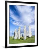 Standing Stones of Callanish, Isle of Lewis, Western Isles, Scotland-Martin Zwick-Framed Photographic Print